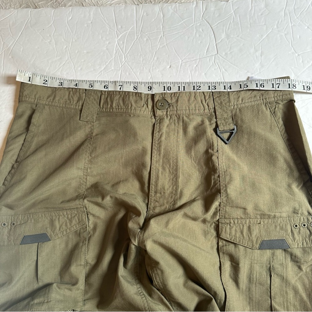 Columbia Men’s Olive Performance Fishing Gear Zip Convertible Pants- Size Large - Picture 8 of 14